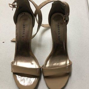 Madden Girl Size 7 Open Toe Women’s High Heel Shoes